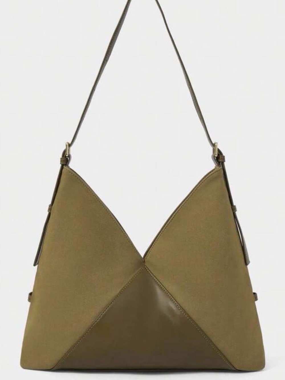 Olive Green Women's Hobo Shoulder Bag